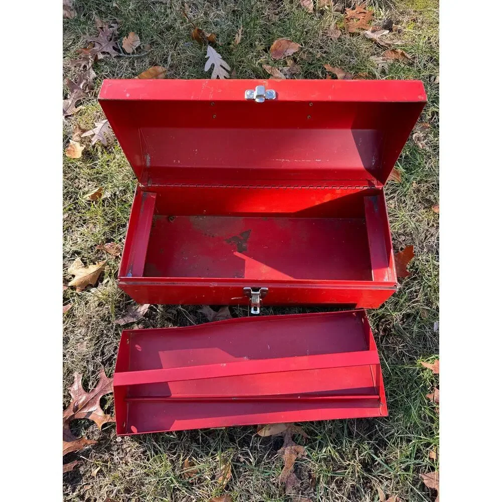 Vintage FORD GT Toolbox Red Tool Box